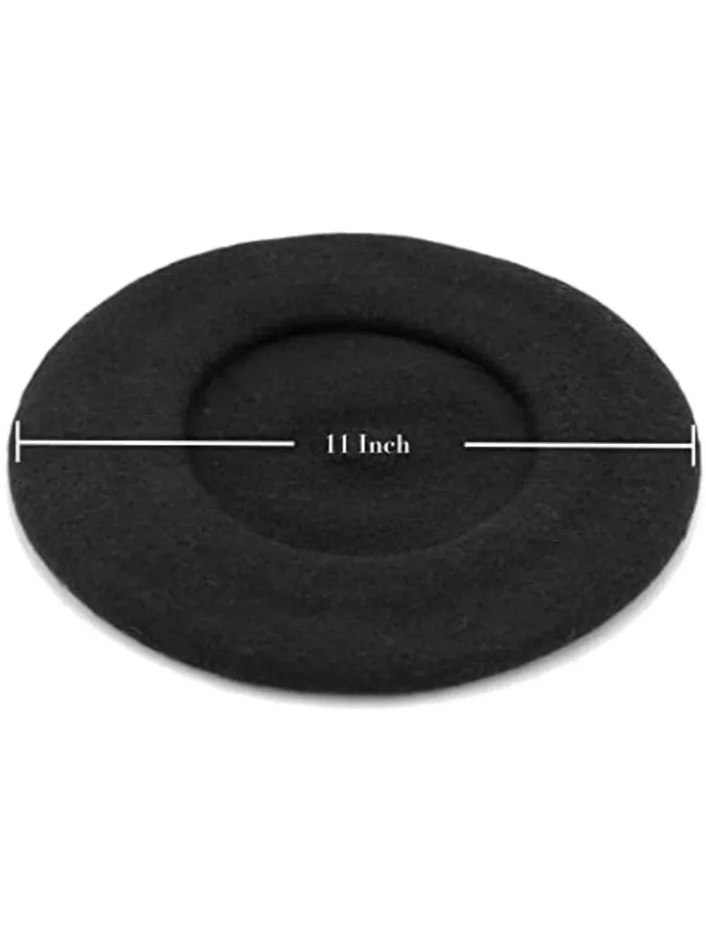6-Piece Wool Beret Set for Women | French Artist Hats | Solid Color Costumes